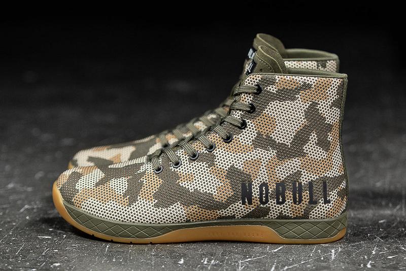 Camo Nobull High-Top Woodland Camo Men\'s Trainers | CA C1224T